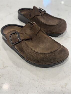 Birkenstock Tatami Boston Soft Footbed Suede Leather Clogs Shoes Women's 8